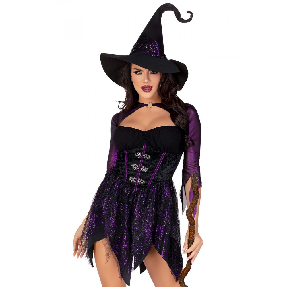 Эротические костюмы - Костюм ведьмы Leg Avenue Mystical Witch M