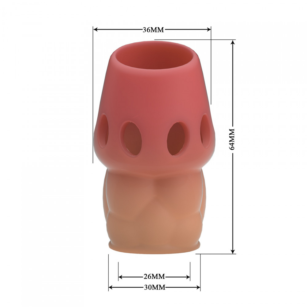  - Насадка стимулююча Pretty Love - Oscar TPR, BI-026247-2 7