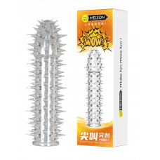 Стимулююча насадка Meleon - Screaming Thorn Wolf Braces CRISTAL, PS-26