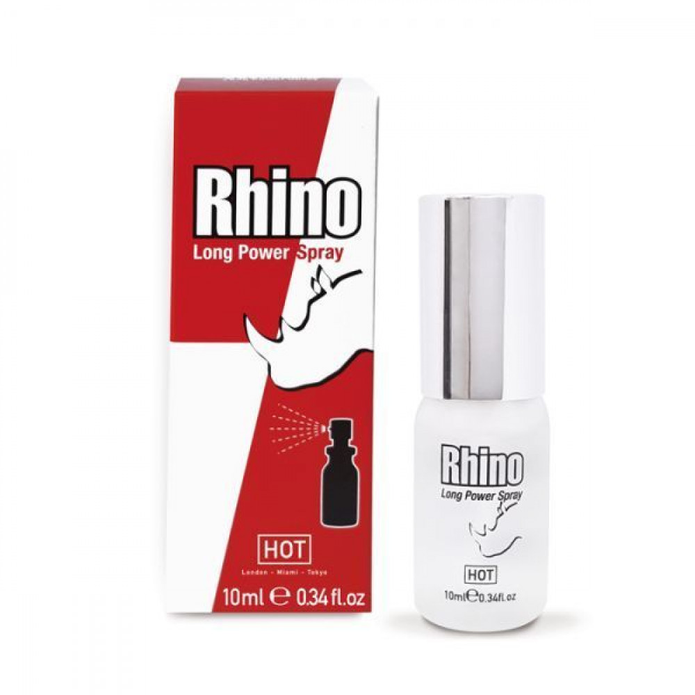 Стимулирующие средства и пролонгаторы - Спрей пролонгатор для мужчин RHINO, 10 мл