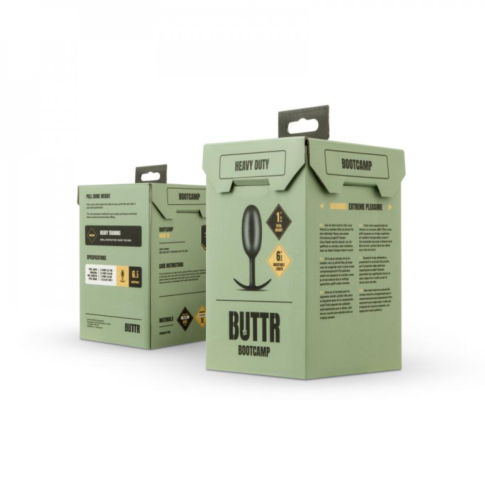 Анальная пробка - Анальная пробка BUTTR Heavy Duty Weighted Butt Plug 1
