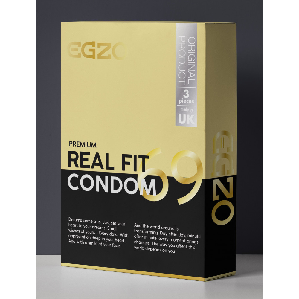  - Плотнооблегающие презервативы EGZO 