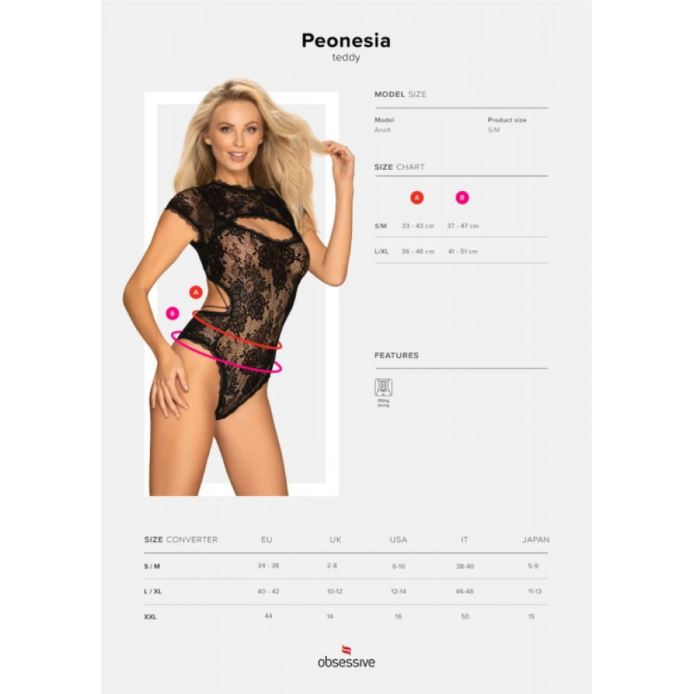 Эротическое белье - Боди Peonesia body L/XL 3