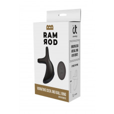 Эрекционное виброкольцо Dreamtoys Ramrod с пультом, черное