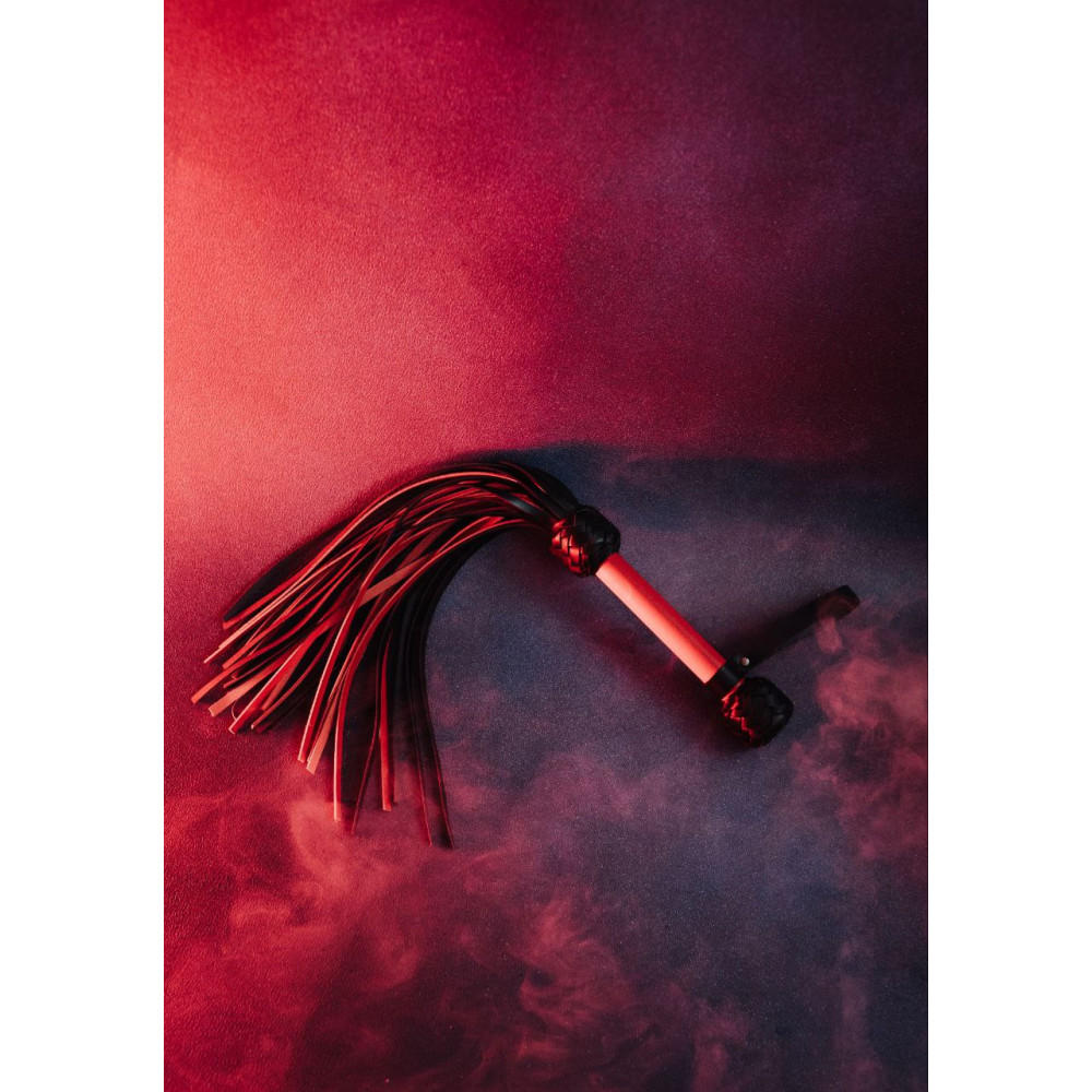Різне - Флогер модель Flog3-35хвостів RED/Black (Шкіра) N 1