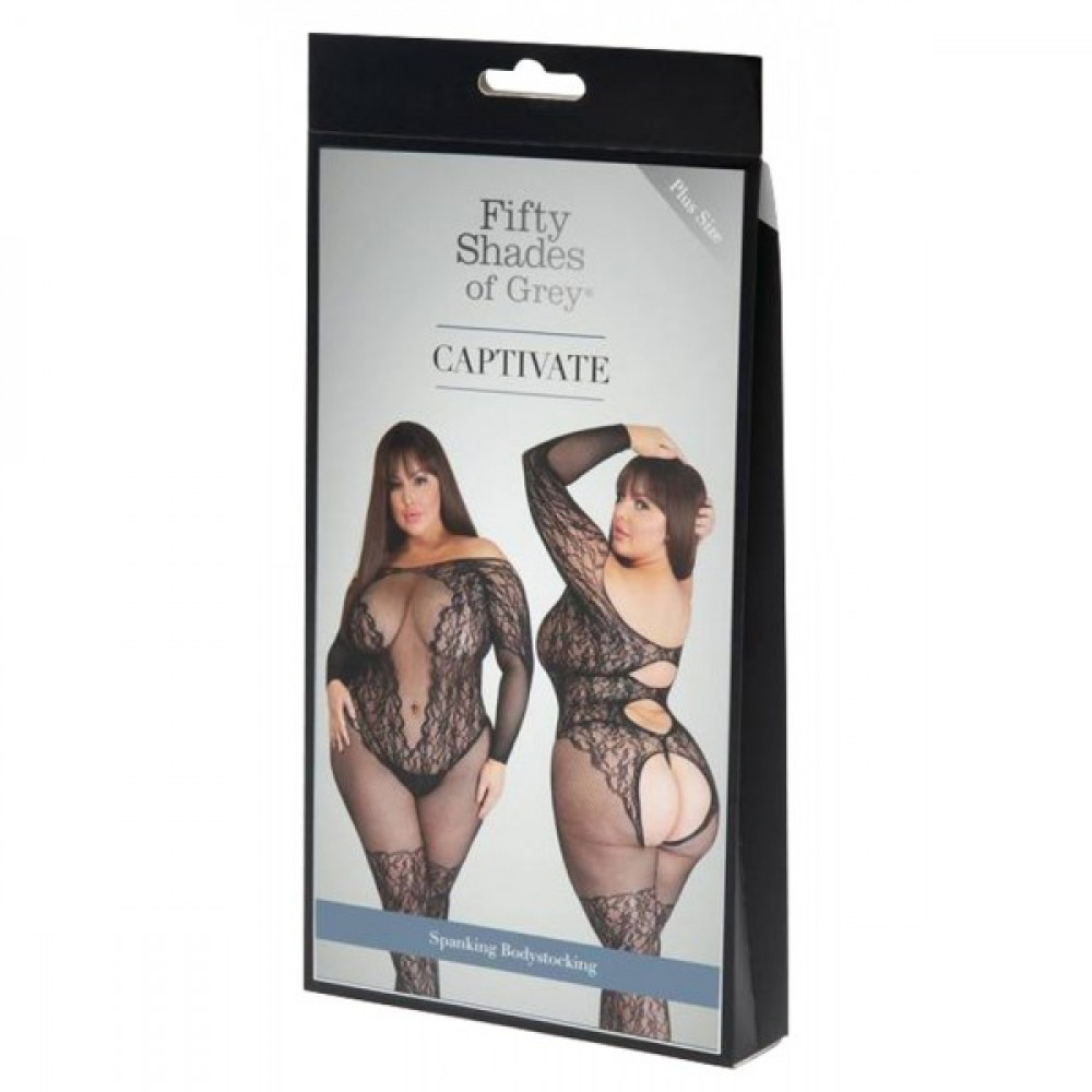 Эротическое белье - Комбинезон Fifty Shades of Grey Captivate Spanking Bodystocking Curve 1