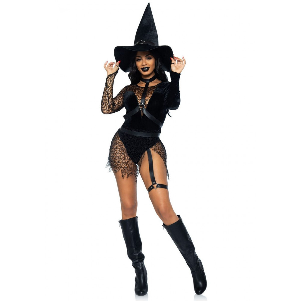 Эротическое белье - Костюм ведьмы Leg Avenue Crafty Witch M 3