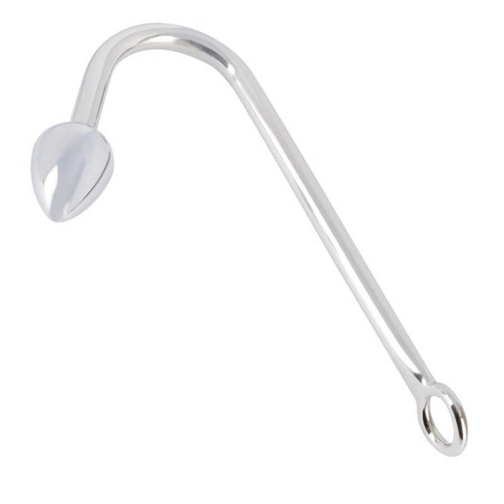 Різне - Анальний гачок металевий You2Toys Bondage Hook з кільцем для бондажу, сріблястий