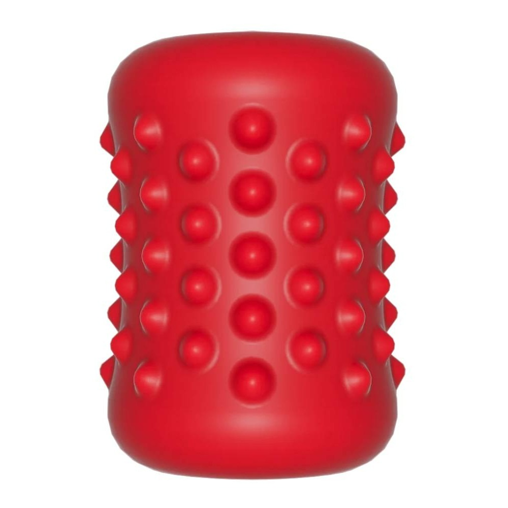Секс игрушки - Мастурбатор нереалистичный с вибрацией Orctan красно-черный 7