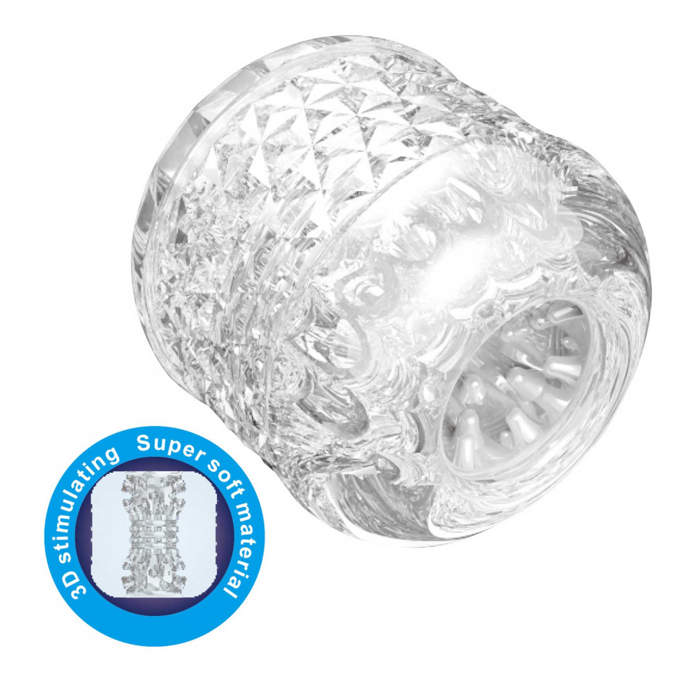 Різне - Мастурбатор Pretty Love - Cole Transparent, BM-009253MN-3 1