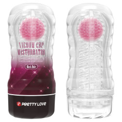 Мастурбатор в колбе PRETTY LOVE Planet прозрачный, с розовым шариком, 18 х 7.7 см