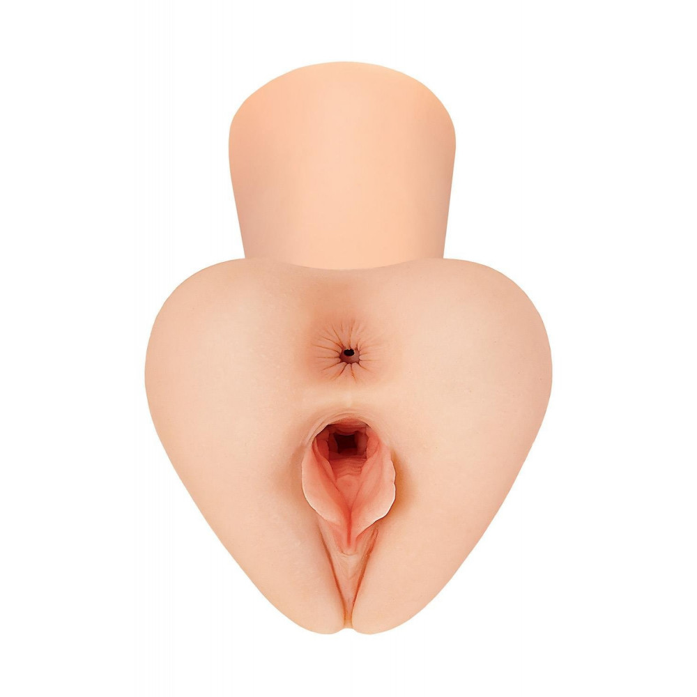 Мастурбатори без вібрації - Мастурбатор вагіна та анал Pipedream PDX Plus Xl два входи, 22.9 см 1