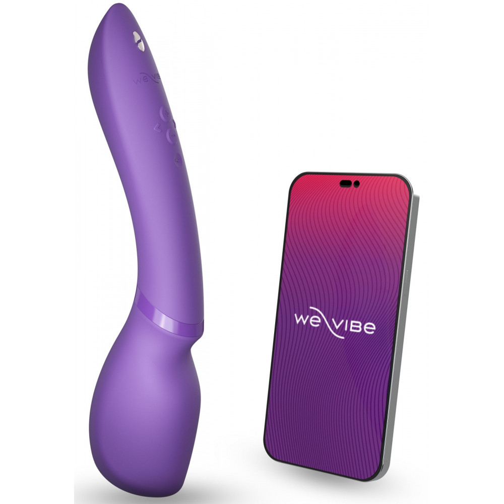 Разное - Смарт-Микрофон вибромассажер We-Vibe Wand 2, фиолетовый 1