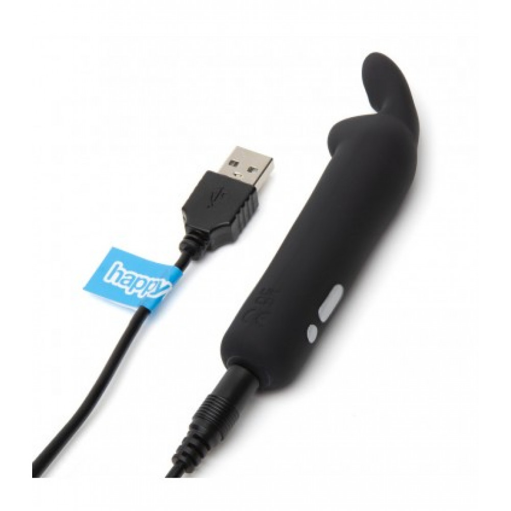 Різне - Міні вібратор Happy Rabbit Rechargeable Bullet BLACK 2