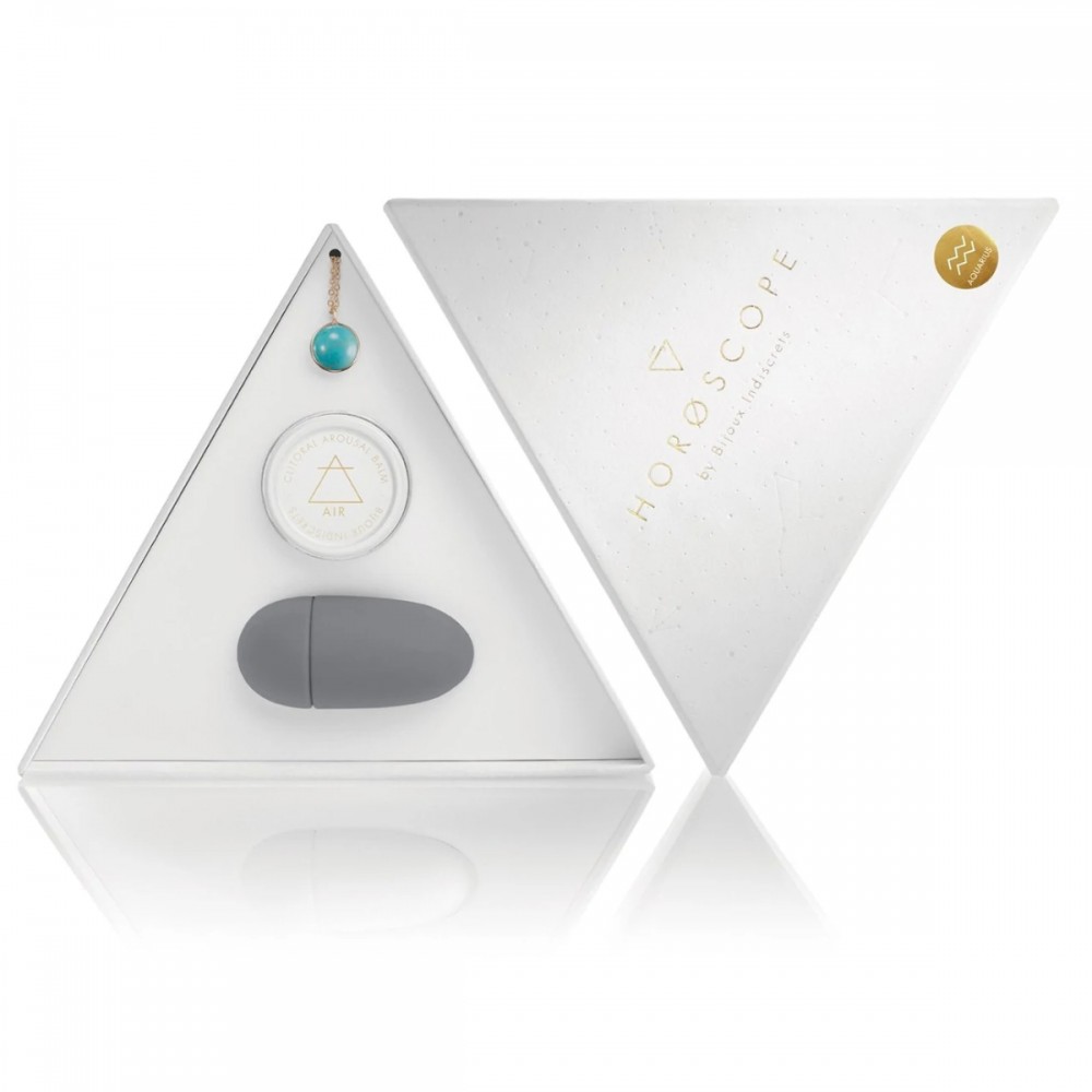 Різне - Набір Bijoux Indiscrets HOROSCOPE - Aquarius (Водолій) вібратор на палець, гель для клітора, підвіска