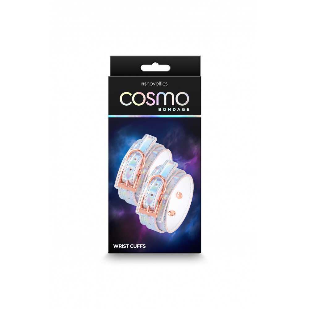 БДСМ игрушки - Оковы NS Novelties COSMO BONDAGE WRIST CUFFS RAINBOW 1