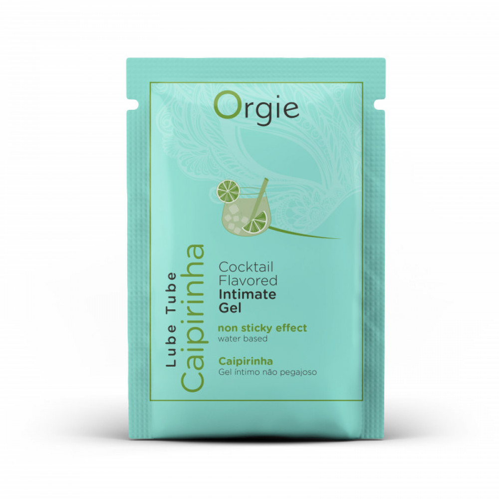 Разное - САШЕТ/Съедобный лубрикант Orgie Cocktail Caipirinha со вкусом коктейля Кайпиринья, 2 мл