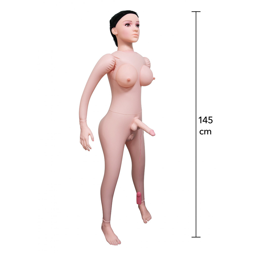 Мастурбатори - Секс-лялька Hidden Desire Shemale Taylor з членом, вагіною і анусом, з дротовим пультом 1