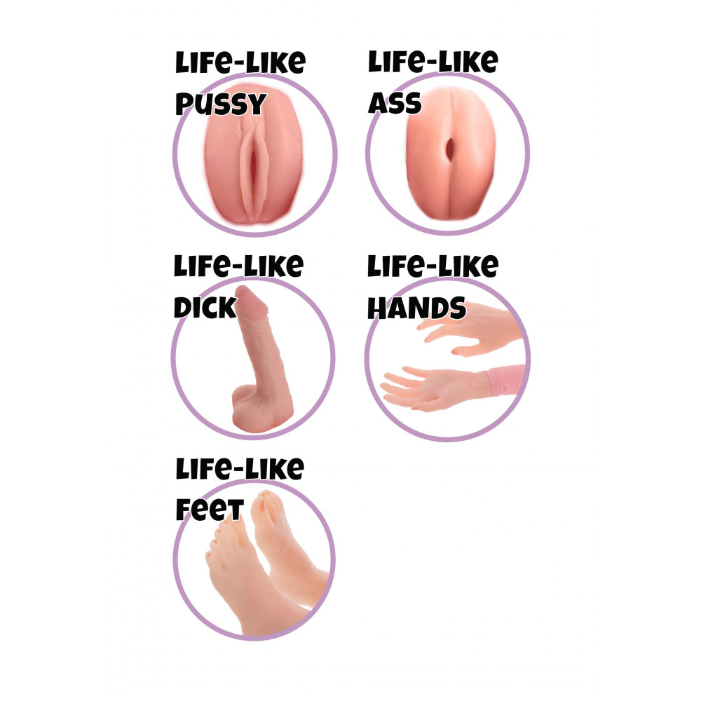 Мастурбатори - Секс-лялька Hidden Desire Shemale Taylor з членом, вагіною і анусом, з дротовим пультом 2