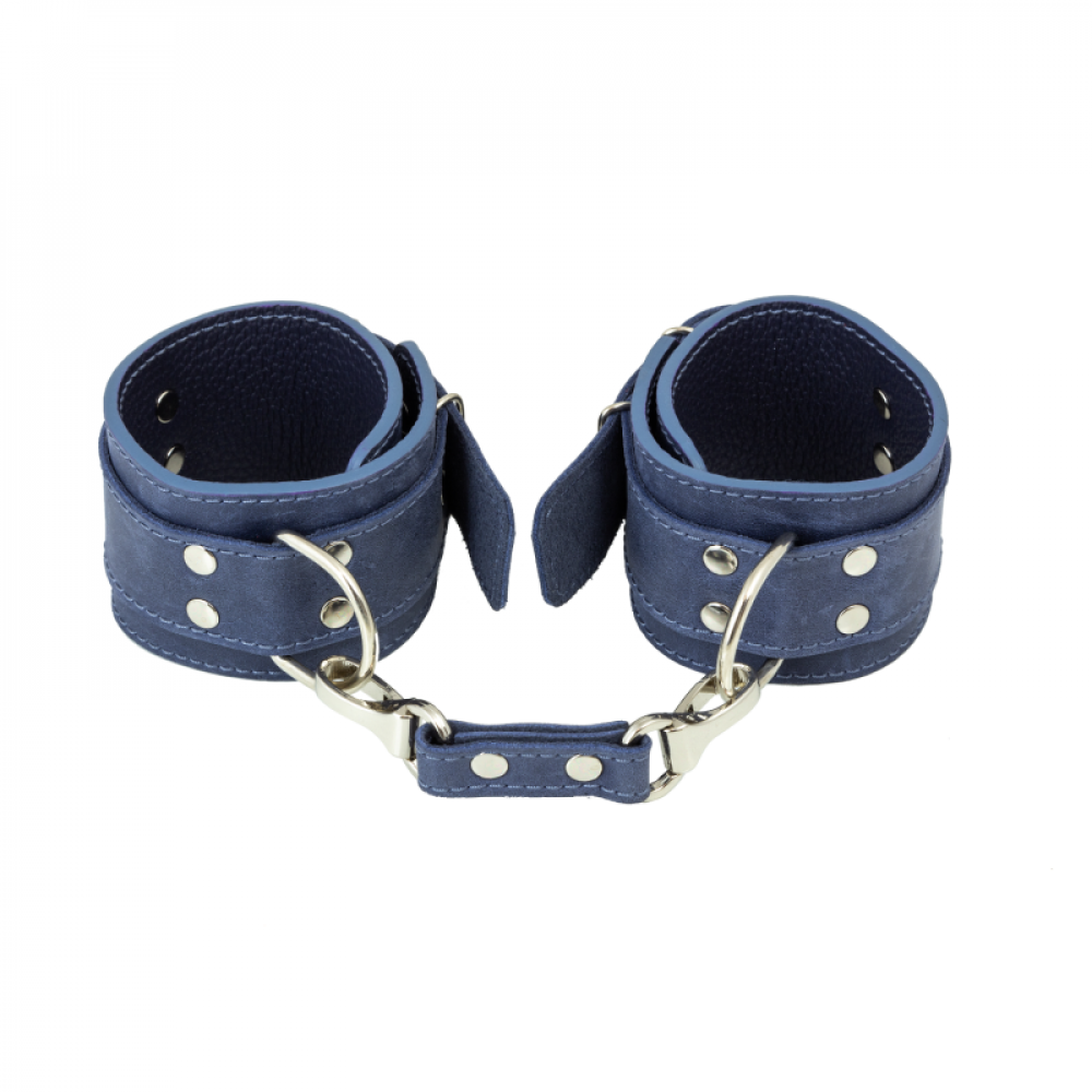 БДСМ наручники - Поножи LOVECRAFT голубые
