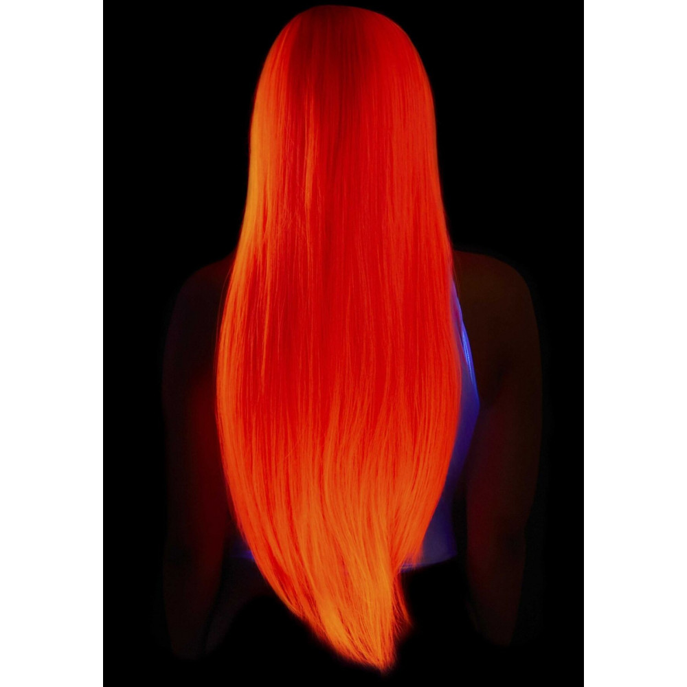 Аксессуары для эротического образа - Парик Leg Avenue 33″ Long straight center part wig neon pink 2