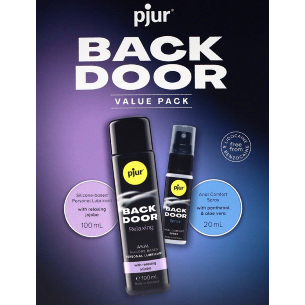 Подарочные наборы - Подарочный набор pjur BACK DOOR Value Pack 3