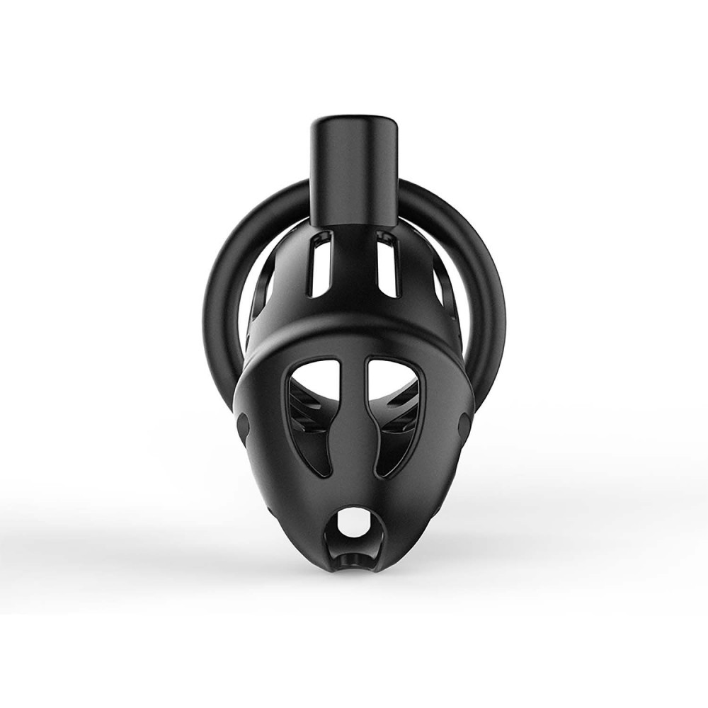 Наручники, веревки, бондажы, поножи - Клетка для пениса LOCKINK SEVANDA Plastic Penis Chastity Cage - Black 2