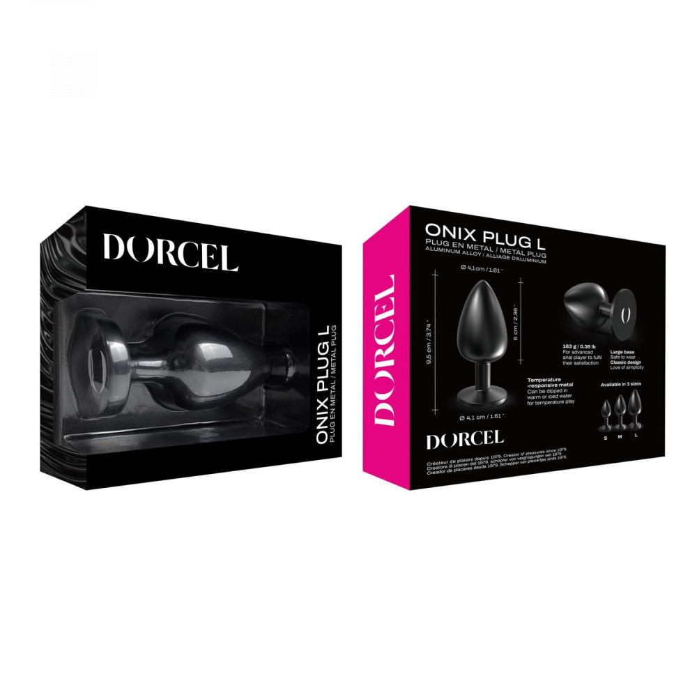 Анальная пробка - Анальная пробка Dorcel ONIX PLUG L 4