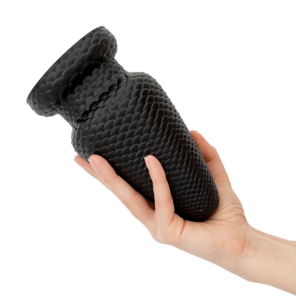 Анальные игрушки - Анальная пробка BUTTR - Cold Blooded Scaled Butt Plug 5