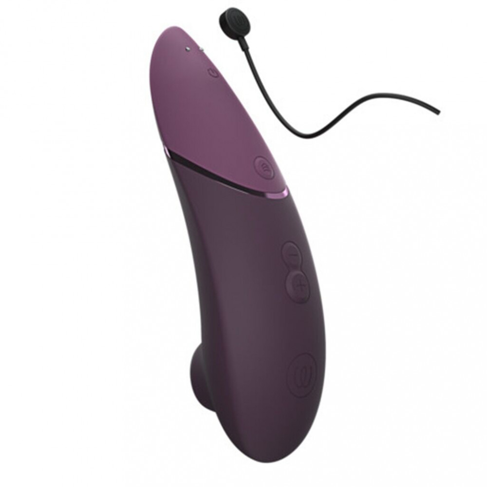 Вакуумный вибратор - Вакуумный клиторальный стимулятор Womanizer Next Dark Purple, 3D Pleasure Air, 14 уровней интенсивности 4