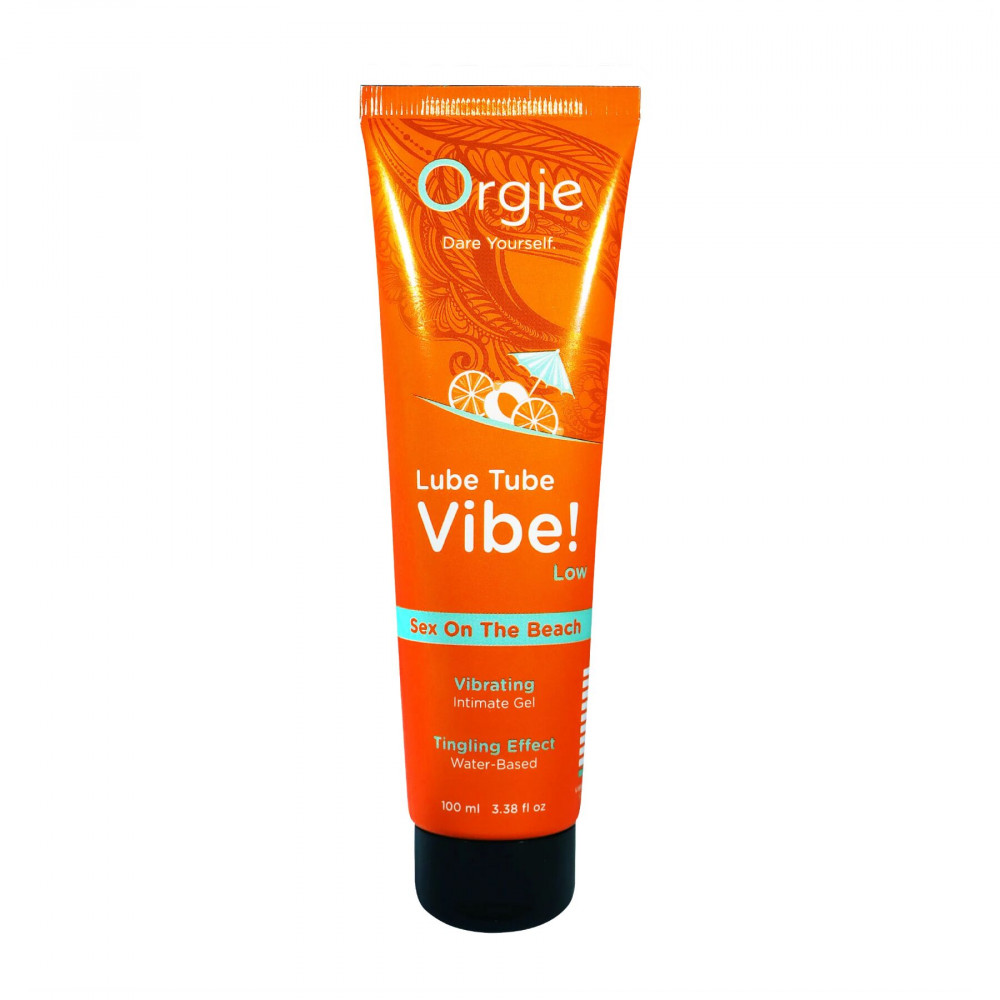  - Вибролубрикант Orgie Lube Tube Vibe! Sex On The Beach 100 мл