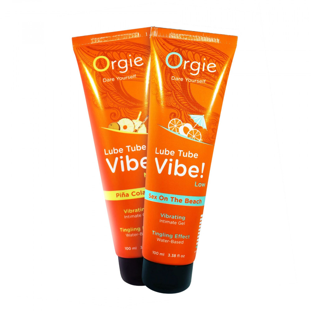  - Вибролубрикант Orgie Lube Tube Vibe! Sex On The Beach 100 мл 3
