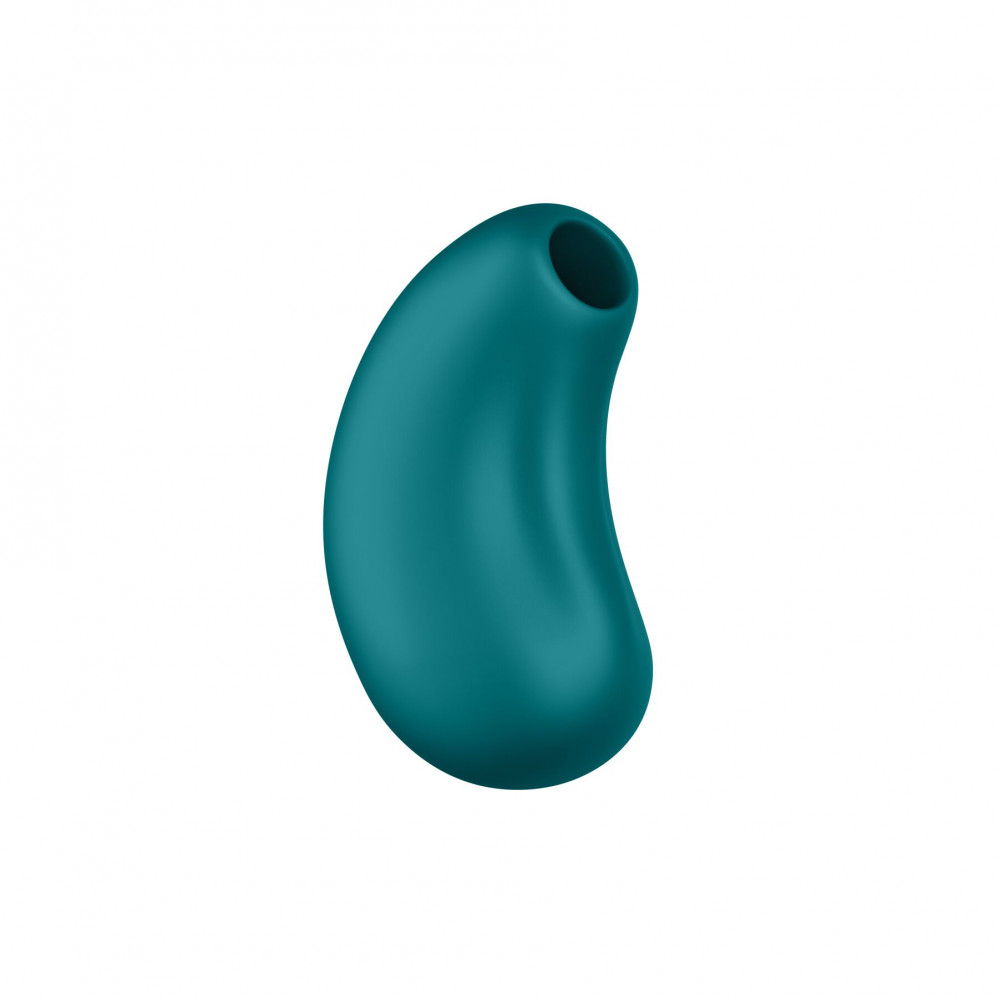 Вакуумний вібратор - Вакуумний стимулятор з вібрацією Fun Factory Cherie Bottle Green, 11 + 12 режимів роботи, перезаряджуваний 1