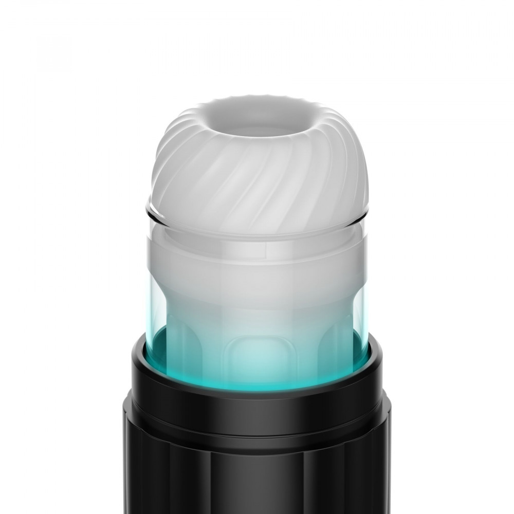 Мастурбаторы с вибрацией - Смарт-мастурбатор Kaotik Labs The Shockwave, режим edging, имитация фрикций 14