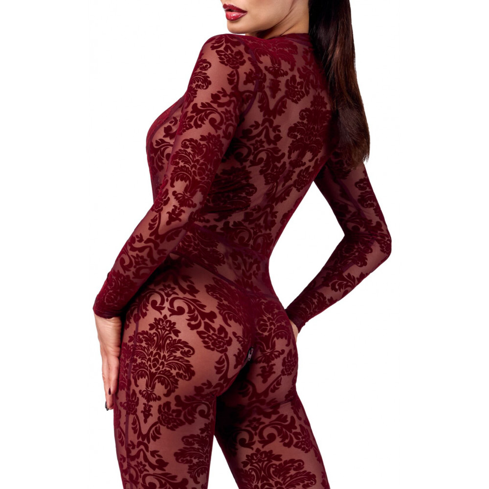 Бодістокінг - Бодістокінг Noir Handmade F382 Kink Royal Catsuit XS 4