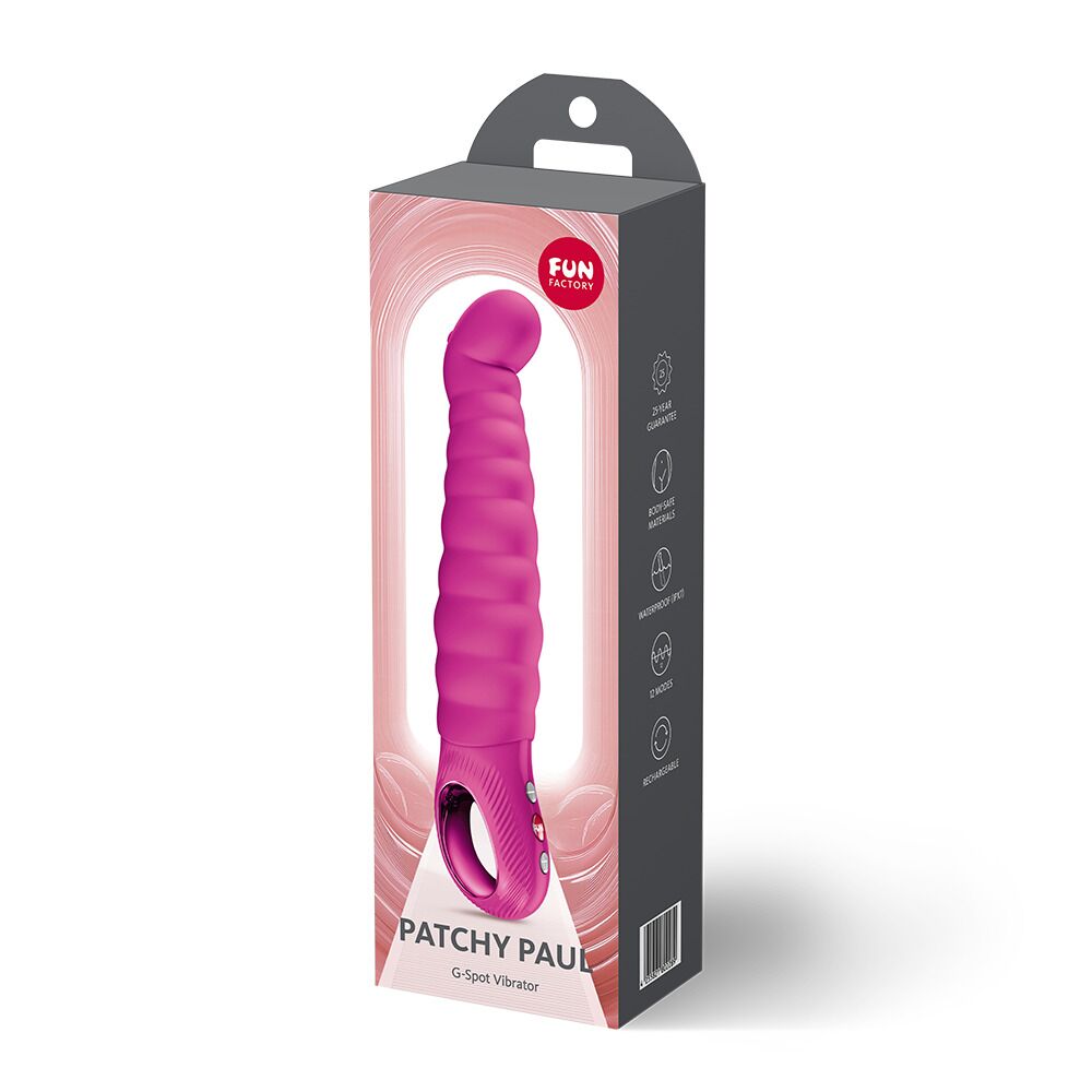 Класичний вібратор - Вібратор точки G Fun Factory PATCHY PAUL Magenta, гнучкий, 12 режимів 4
