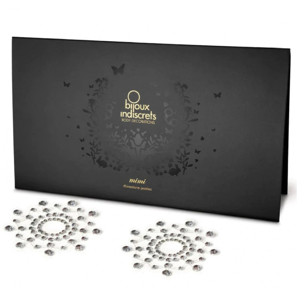 Різне - Прикраси - стрази на груди BIJOUX INDISCRETS MIMI SILVER 3
