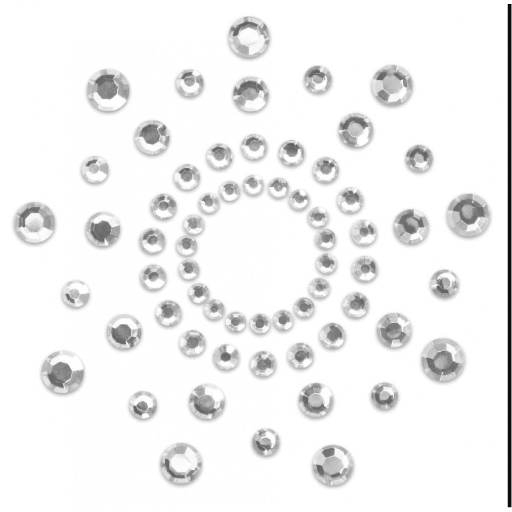 Різне - Прикраси - стрази на груди BIJOUX INDISCRETS MIMI SILVER 1