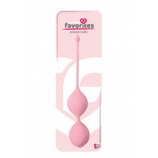 Вагинальные шарики DreamToys ALL TIME FAVORITES 60 гр. со смещенным центром тяжести, розовые