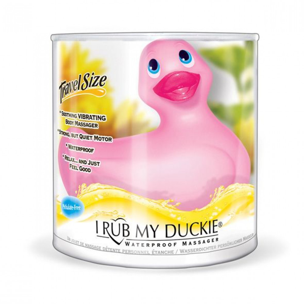 Вибромассажеры - Вибромассажер I Rub My Duckie - Classic Pink 1