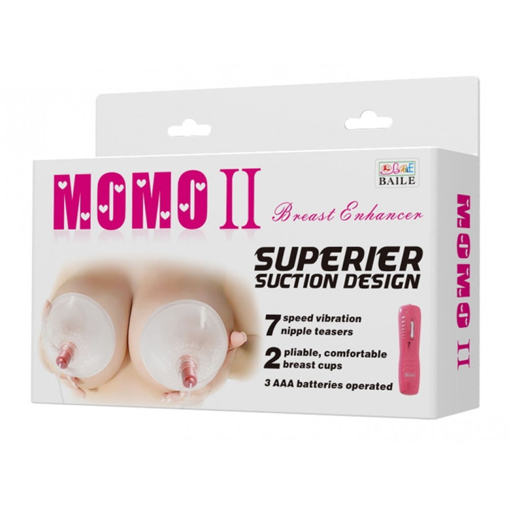 Вибратор - Вибромассажер для груди BAILE - MOMO II Superier suction design, BI-014070-1 1