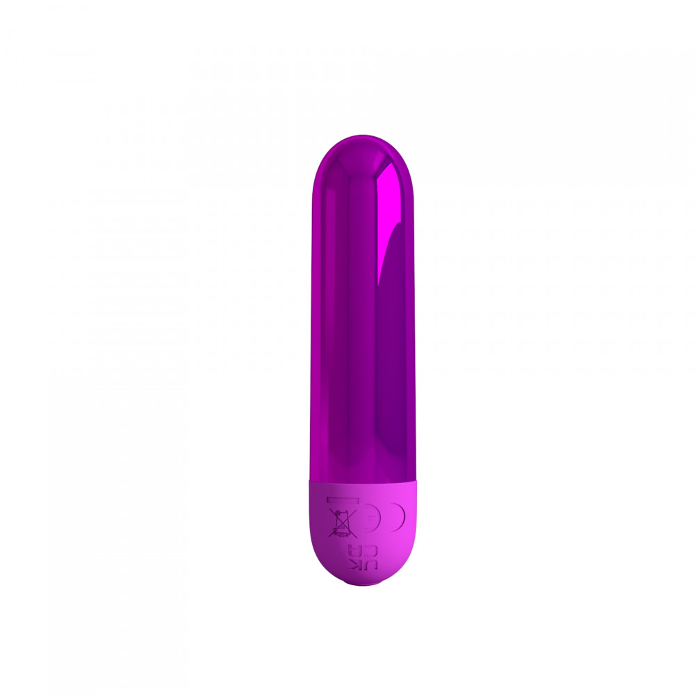 Вибропули и мини-вибраторы - Вибропуля Pretty Love Kiwi фиолетовая, 8 х 1.8 см 2