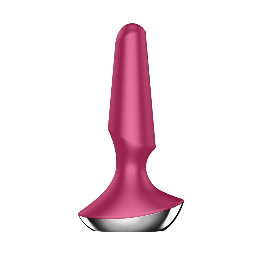 Анальные игрушки - Анальная смарт пробка с вибрацией Plug-ilicious 2 цвет: розовый Satisfyer (Германия) 2