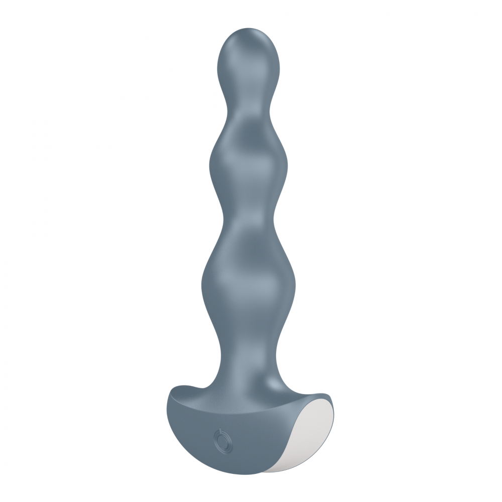 Анальные игрушки - Анальный стимулятор-бусины Lolli-Plug 2 цвет: серый Satisfyer (Германия)