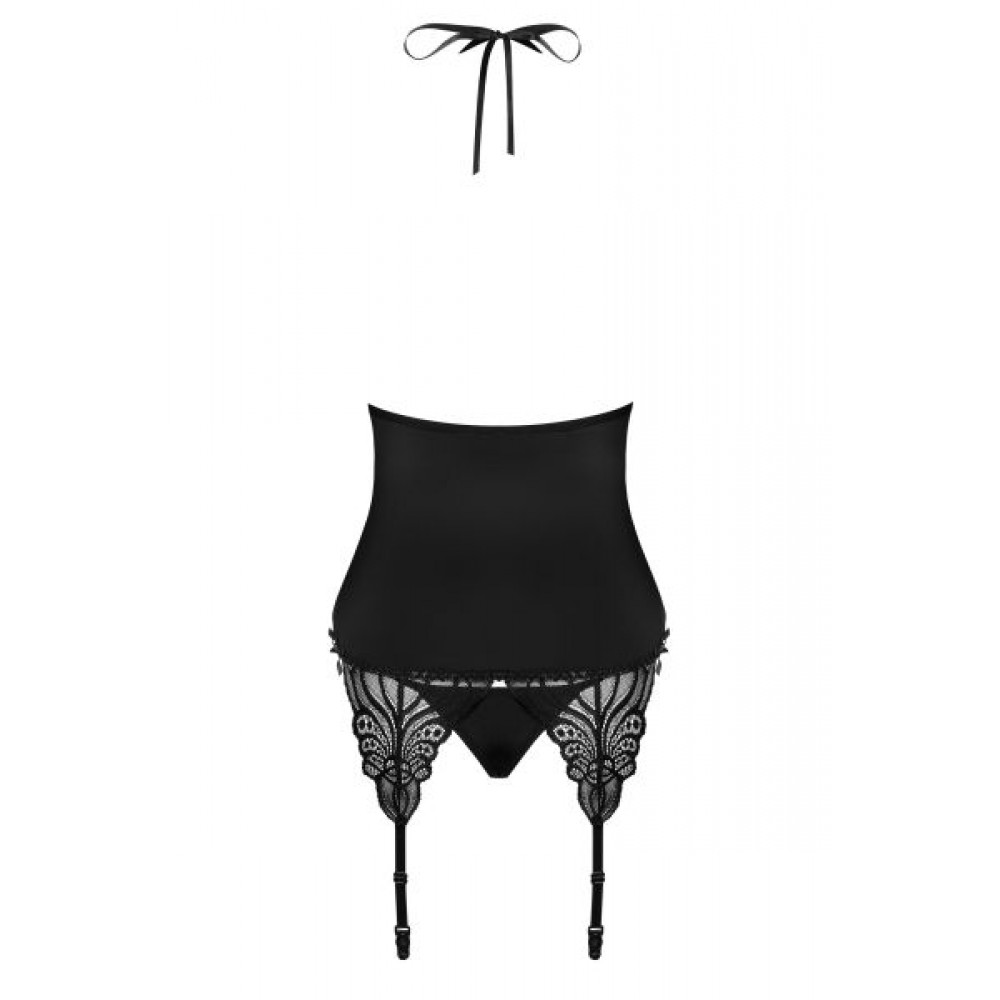 Эротические корсеты - Корсет Obsessive 828-COR-1 corset & thong S/M 3