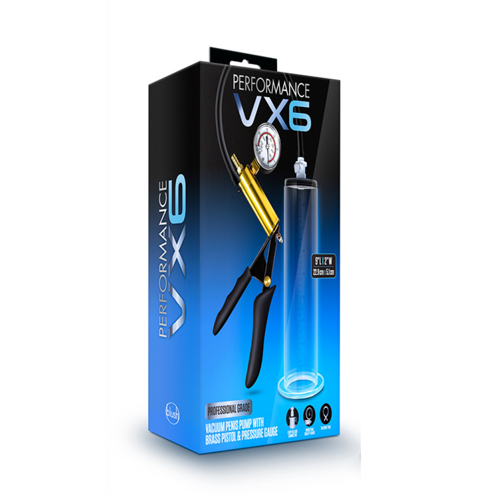 Секс игрушки - Вакуумная помпа VX6 VACUUM PENIS PUMP CLEAR 3