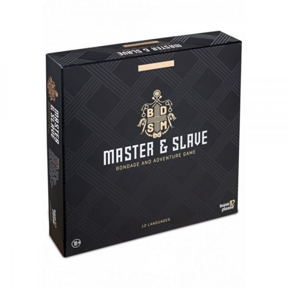 Подарочные наборы - Набор БДСМ 10 предметов Master & Slave, Black 2