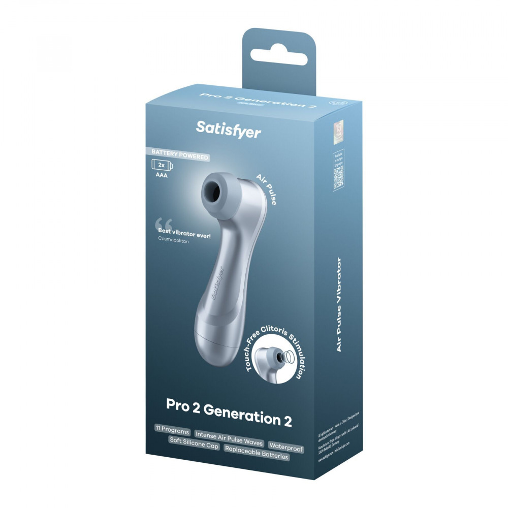 Секс игрушки - Вакуумный клиторальный стимулятор Satisfyer Pro 2 Generation 2 Battery Series (мятая упаковка!!!) 6