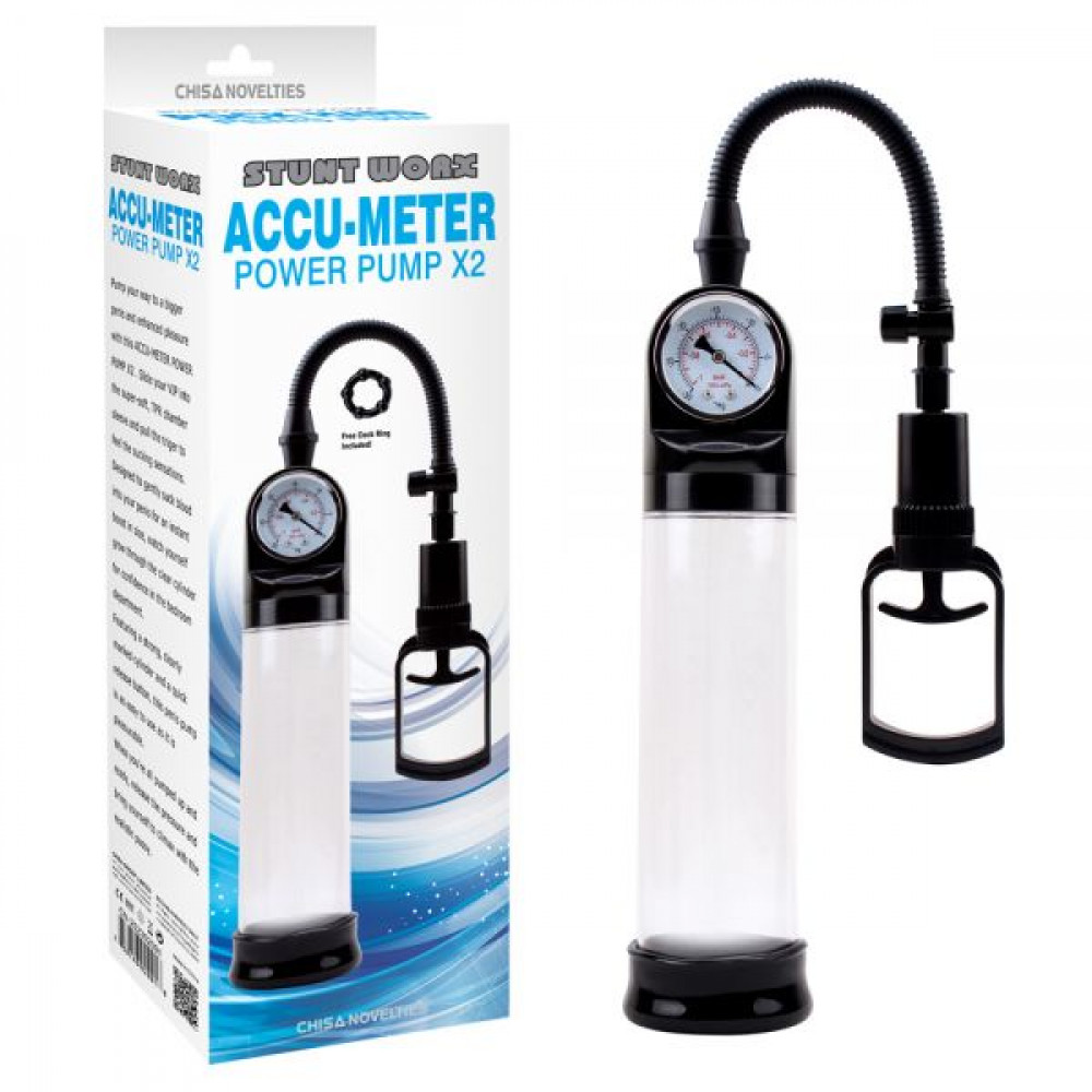  - Вакуумная помпа с манометром Chisa Accu-Meter Power Pump X2