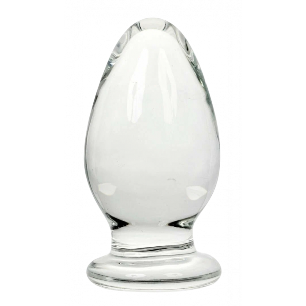 Разное - Анальный плаг из стекла EGZO EAP-C ( длина 7 см, диаметр 4.1 см ) 1